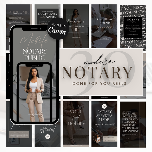 Modern Reels for Notaries and Loan Signing Agents