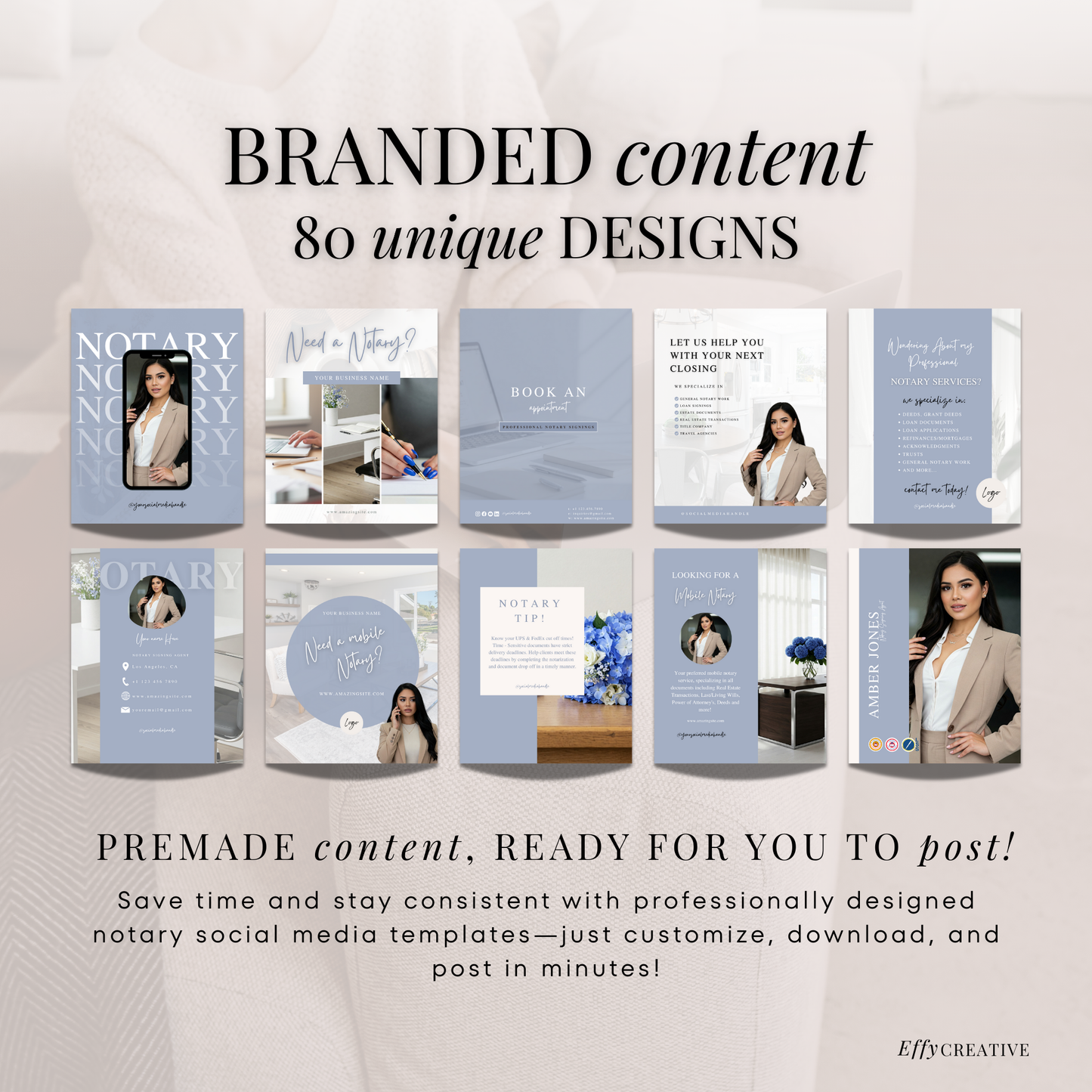 80 Notary Social Media Posts 4:5 Ratio