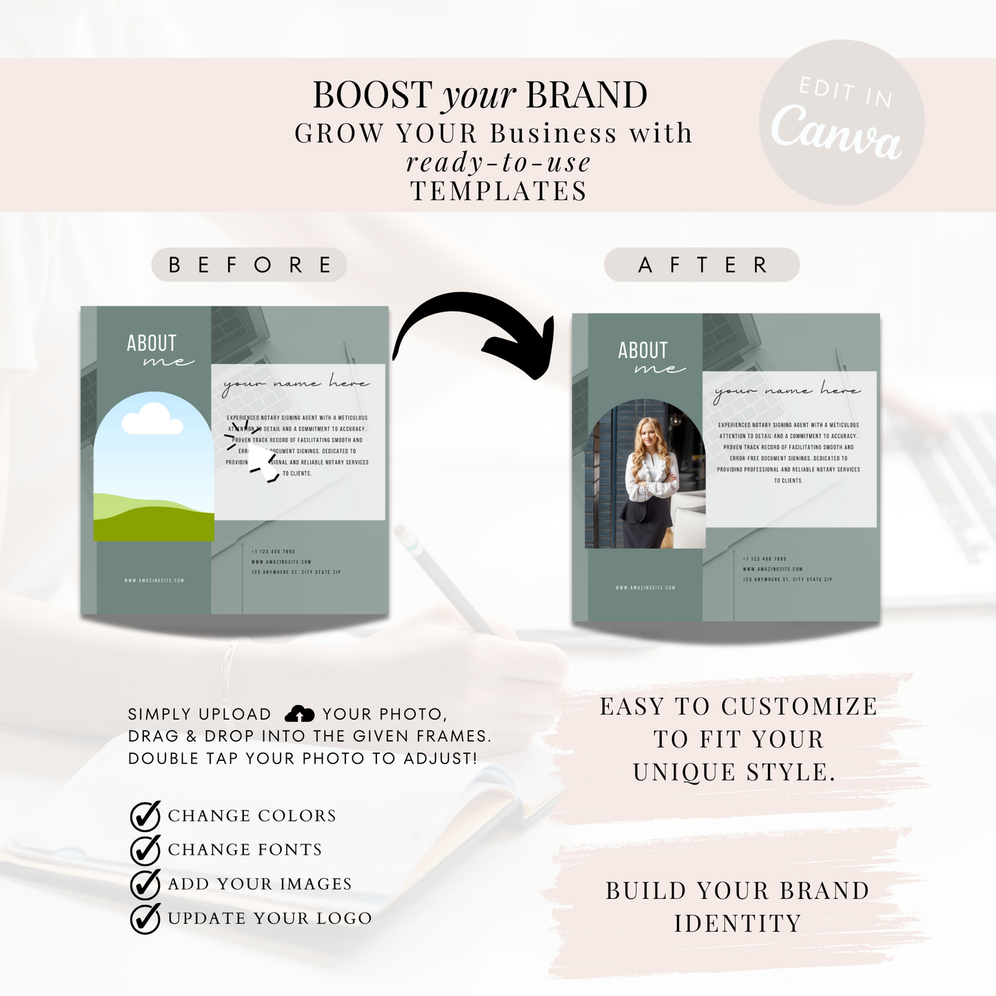 Notary Social Media Kit - Green