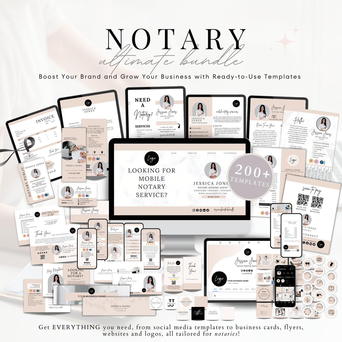 Notary Ultimate Branding Kit - Beige