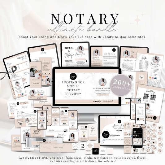 Notary Ultimate Branding Kit - Beige