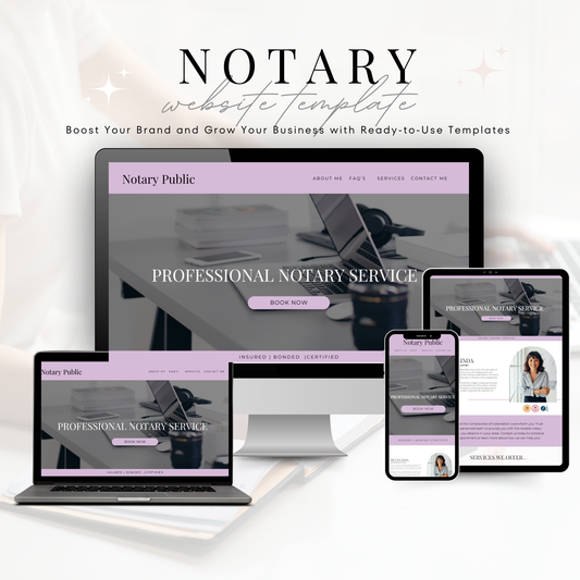 Notary Canva Website - Lilac