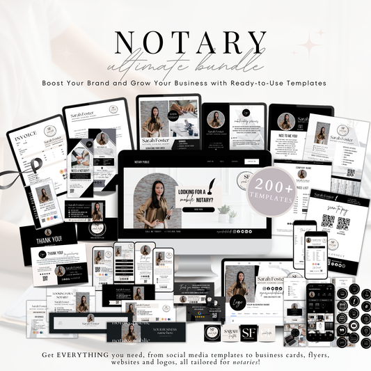 Notary Ultimate Branding Kit - Black