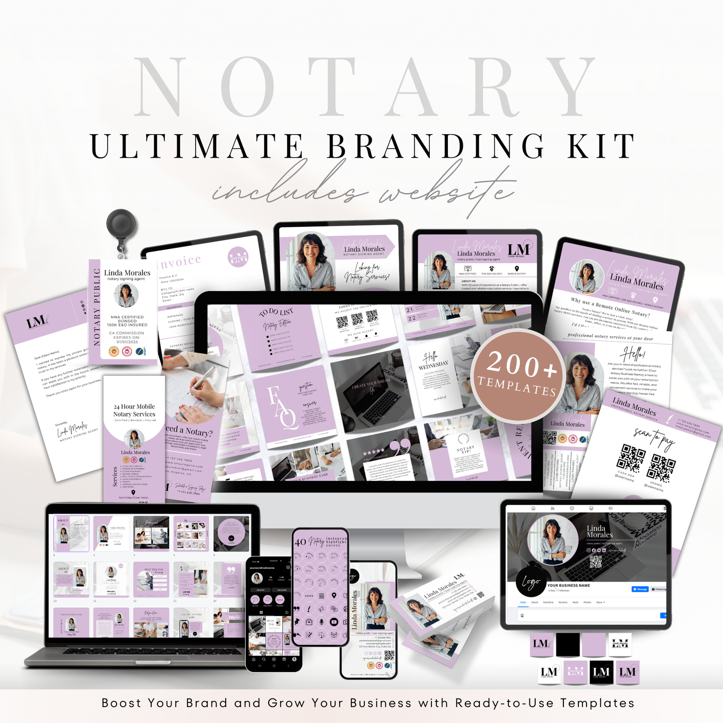 Notary Ultimate Branding Kit - Lilac