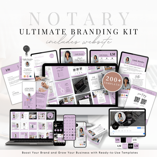 Notary Ultimate Branding Kit - Lilac