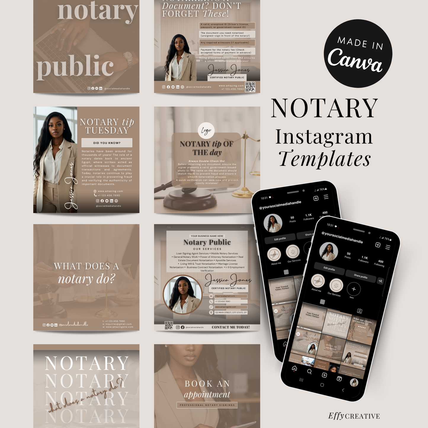 Notary Social Media Branding Kit