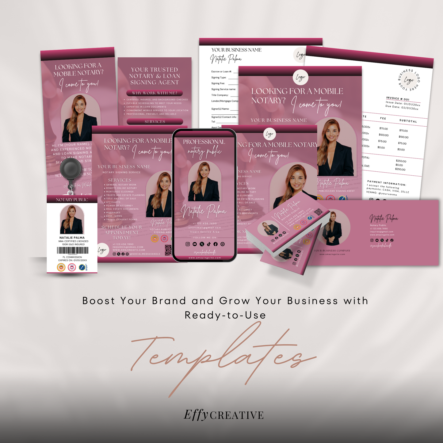 Notary Marketing Starter Kit - Flyer Templates