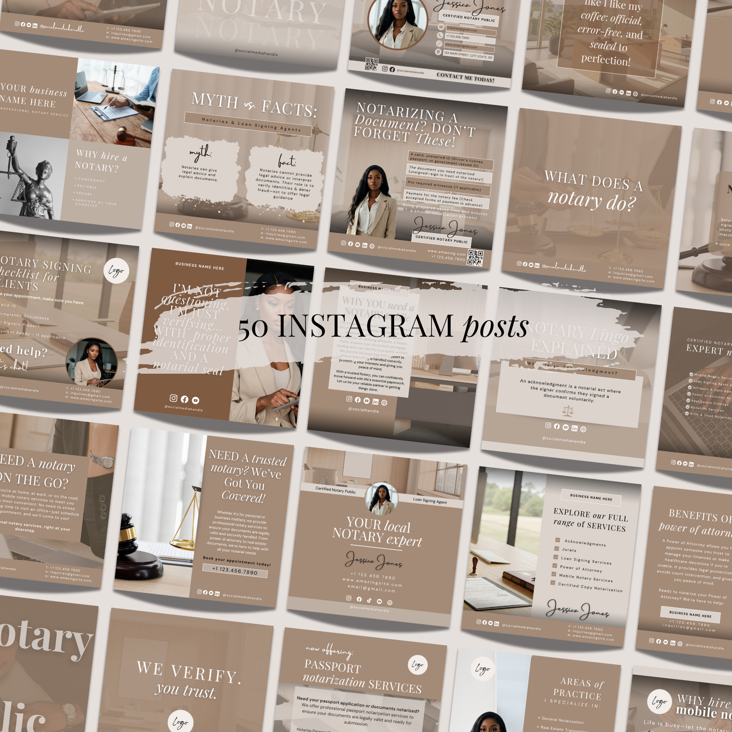 Notary Social Media Branding Kit