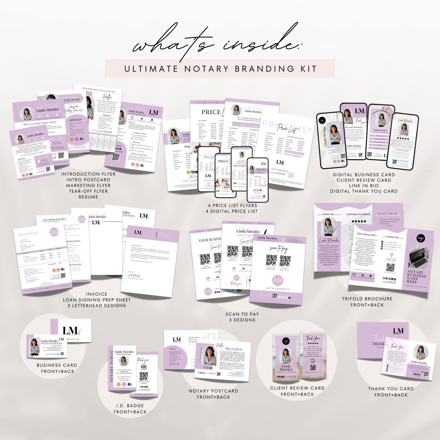 Notary Ultimate Branding Kit - Lilac