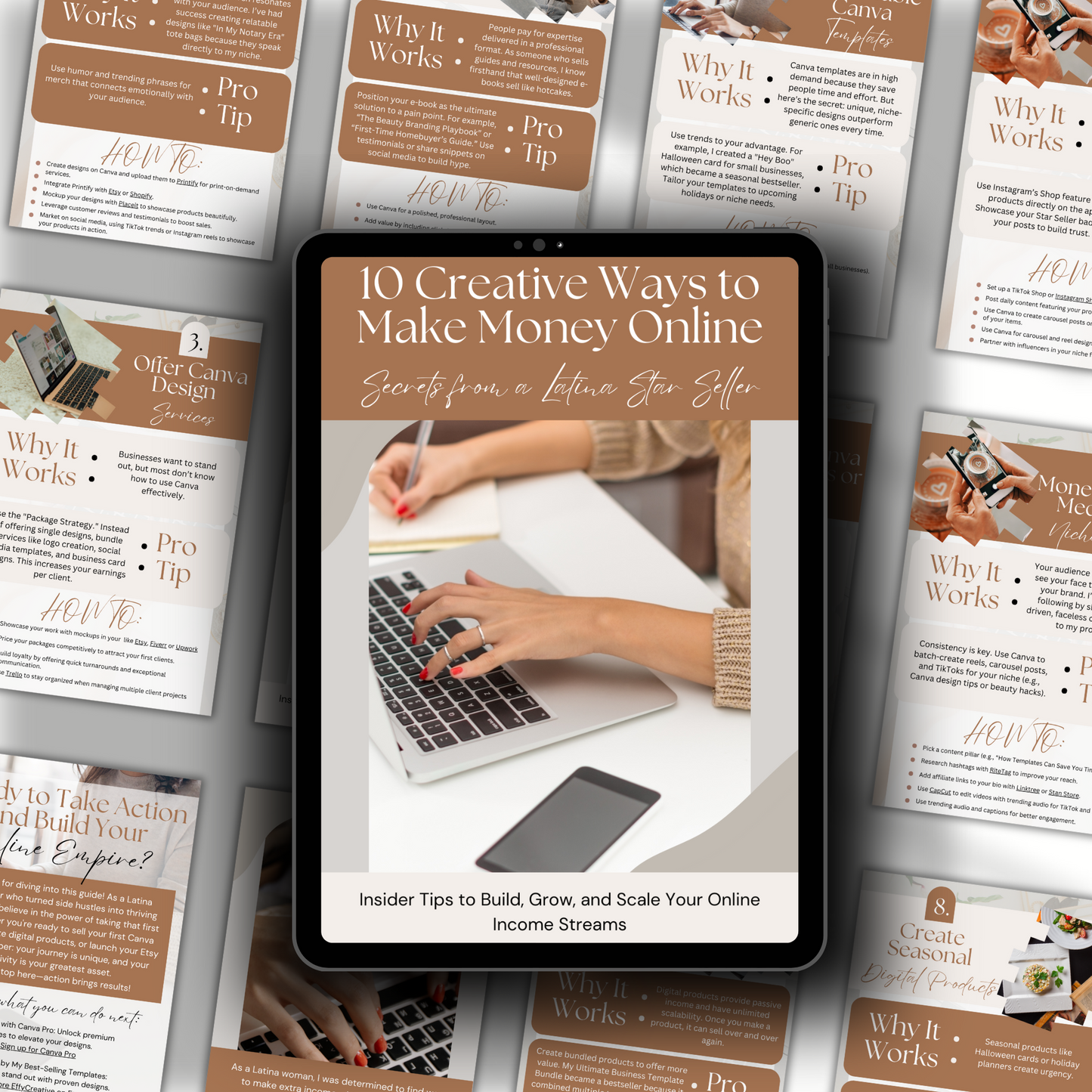 Guide: 10 Creative Ways to Make Money Online: Secrets from a Latina Star Seller