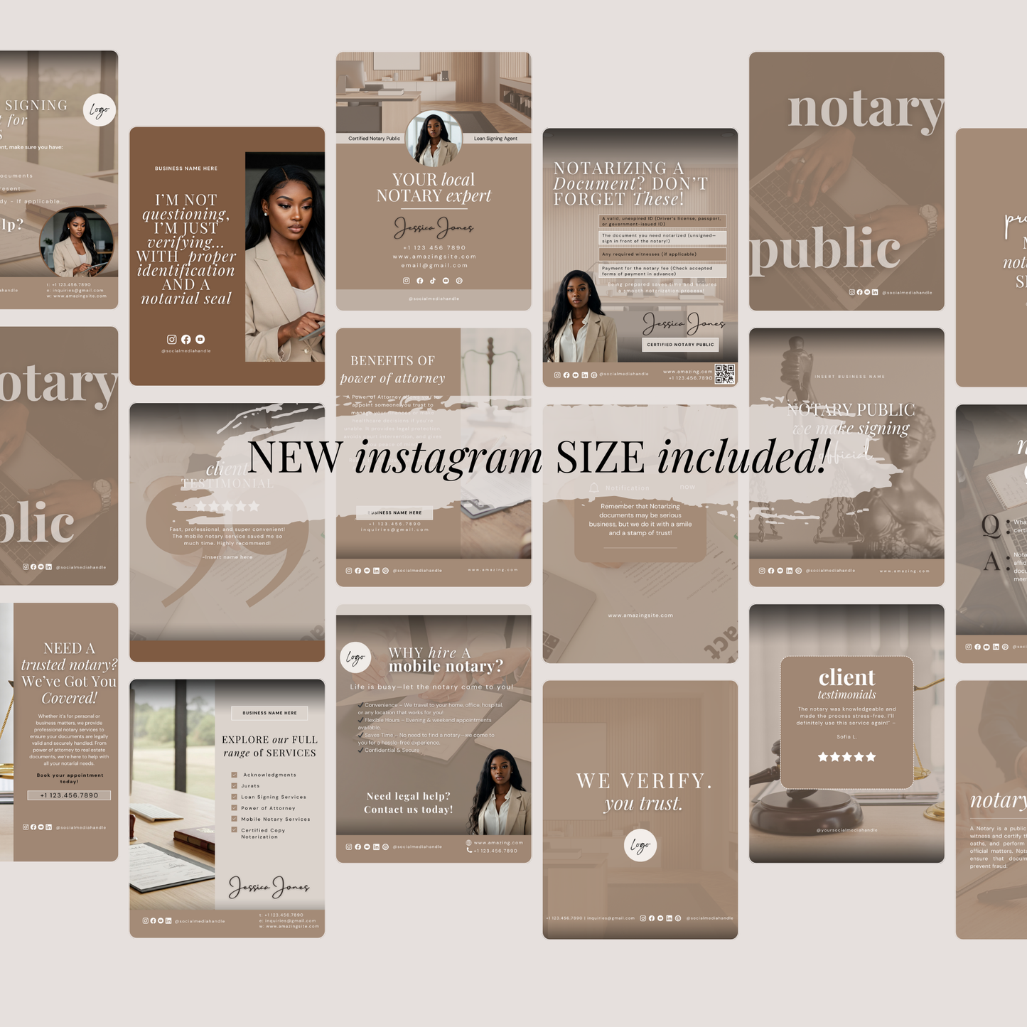 Notary Social Media Branding Kit