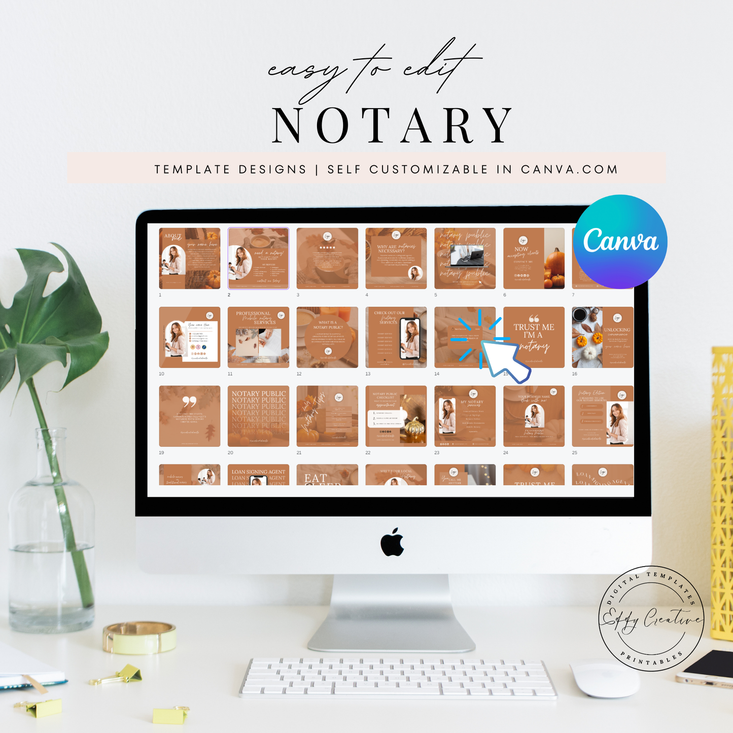 Notary Social Media Kit - Fall