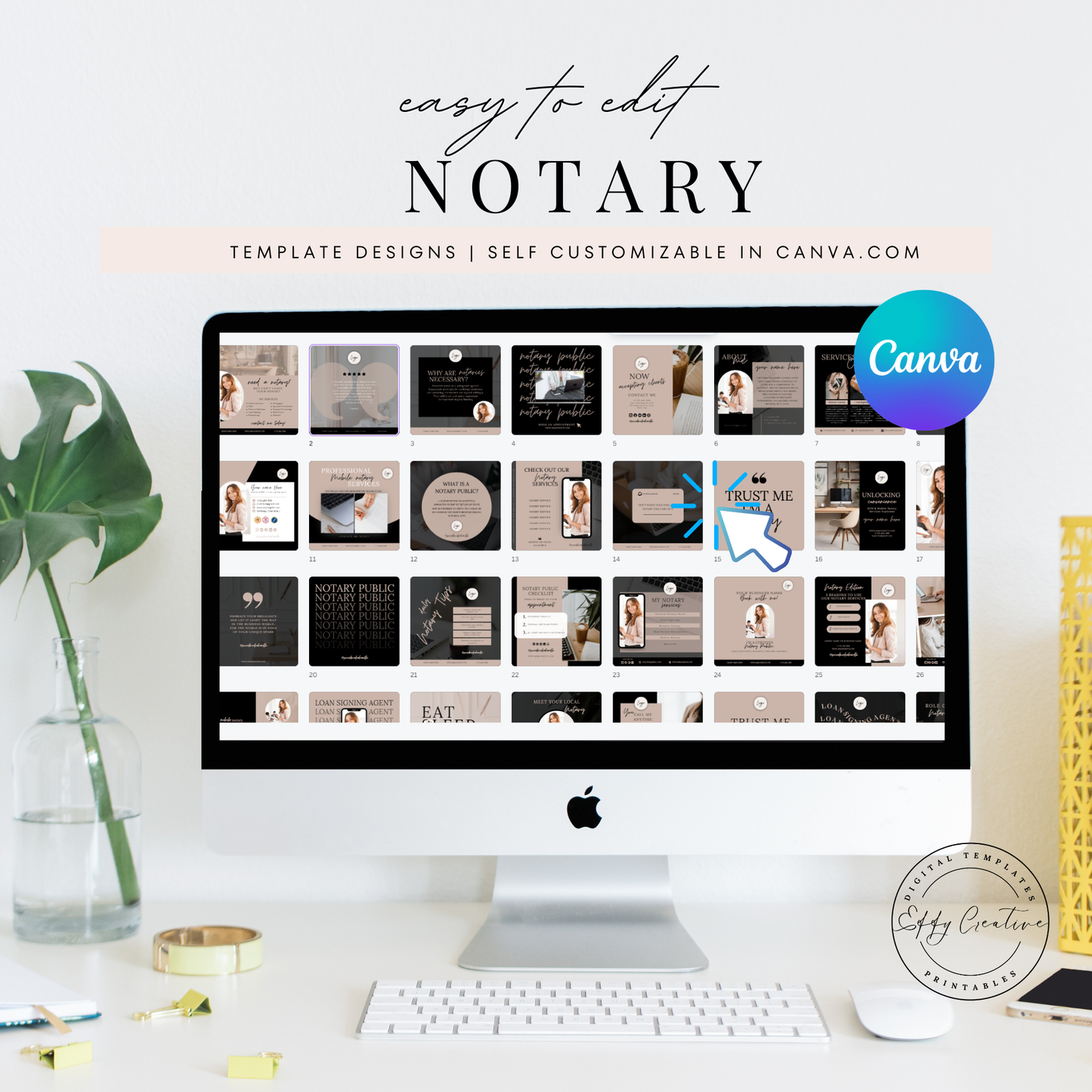 Notary Social Media Kit - Black