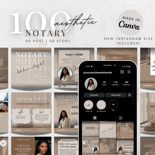 Notary Social Media Branding Kit