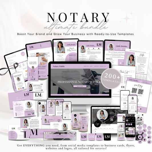 Notary Ultimate Branding Kit - Lilac