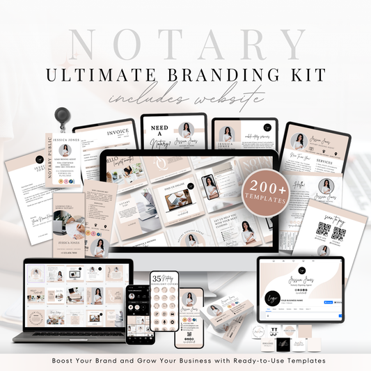 Notary Ultimate Branding Kit - Beige